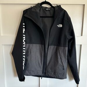 The North Face Men's Black and Dark Gray Performance Jacket